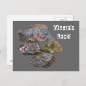 Minerals Rock Collectors Funny Briefkaart (Voorkant / Achterkant)