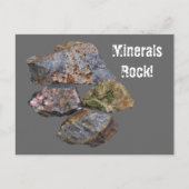 Minerals Rock Collectors Funny Briefkaart (Voorkant)