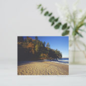 Miners Beach bij Pictured Rocks National Briefkaart (Staand voorkant)