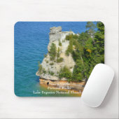 Miners Castle bij Pictured Rocks Muismat (Met muis)