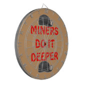 MINERS DOEN HET DEEPER DARTBORD (Voorkant Links)