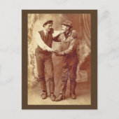 Miners in liefde briefkaart (Voorkant)