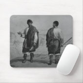 Miners van Chili, gegraveerd door F. Lehnert Muismat (Met muis)