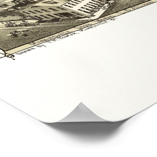 Minersville, PA Panoramic Map - 1889 Poster (Hoek)