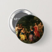 Minerva en de muizen ronde button 5,7 cm (Voorkant /achterkant)
