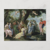 Minerva met Muses Briefkaart (Voorkant)