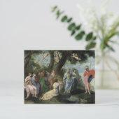 Minerva met Muses Briefkaart (Staand voorkant)