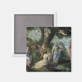 Minerva met Muses Magneet (Voorkant / Achterkant)