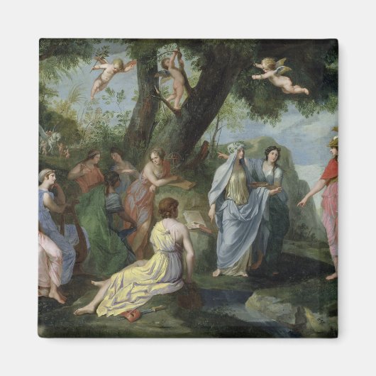 Minerva met Muses Magneet (Voorkant)