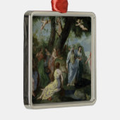 Minerva met Muses Metalen Ornament (Rechts)
