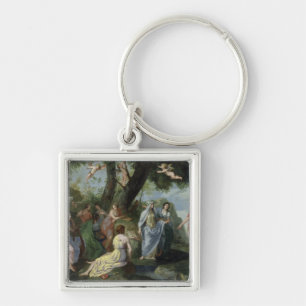 Minerva met Muses Sleutelhanger