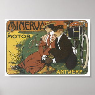 Minerva Motor Antwerpen Poster