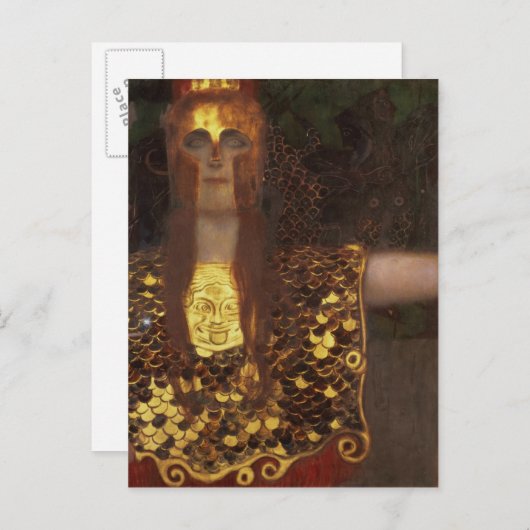 Minerva of Pallas Athena Briefkaart (Voorkant / Achterkant)