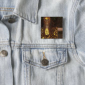 Minerva of Pallas Athena Vierkante Button 5,1 Cm (In situ)