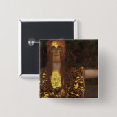 Minerva of Pallas Athena Vierkante Button 5,1 Cm (Voorkant /achterkant)