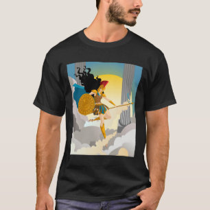 minerva palas athena griekse godin van wijsheid t-shirt
