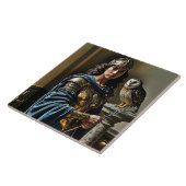 Minerva’s stille wake – Romeinse godin Tegeltje (Zijkant)