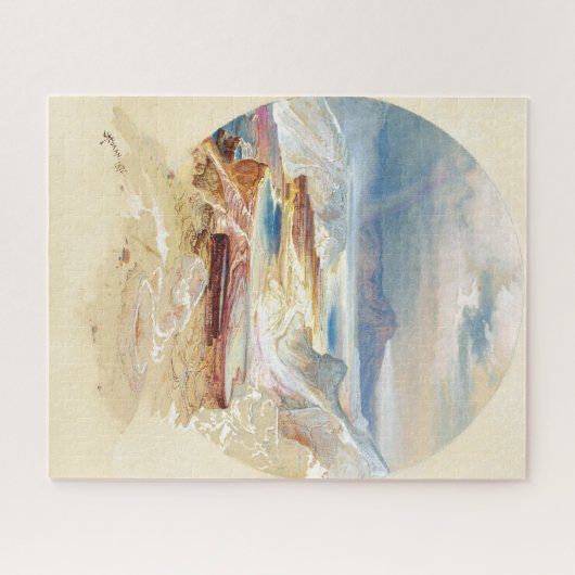 Minerva Terrace, geelsteen van Thomas Moran Legpuzzel (Horizontaal)