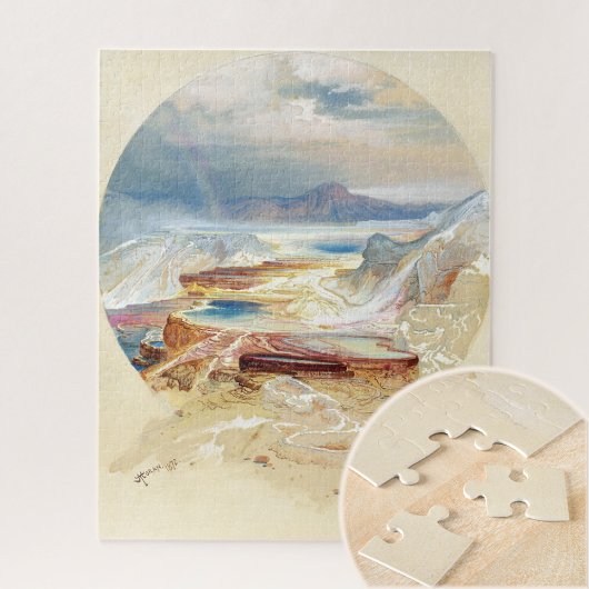 Minerva Terrace, geelsteen van Thomas Moran Legpuzzel