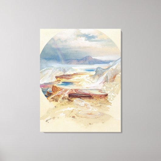 Minerva Terrace, Moran, 1872 Canvas Afdruk (Voorkant)