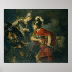 Minerva toont haar jaloezie in de gepolijste schil poster