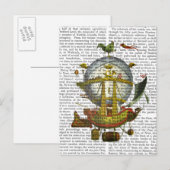 Minerve Hot Air-ballon Briefkaart (Voorkant / Achterkant)