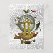 Minerve Hot Air-ballon Briefkaart (Voorkant)