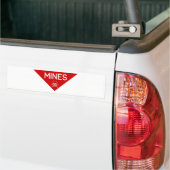 MINES SIGN | SIGNAGE | SYMBOOL BUMPERSTICKER (Op Truck)