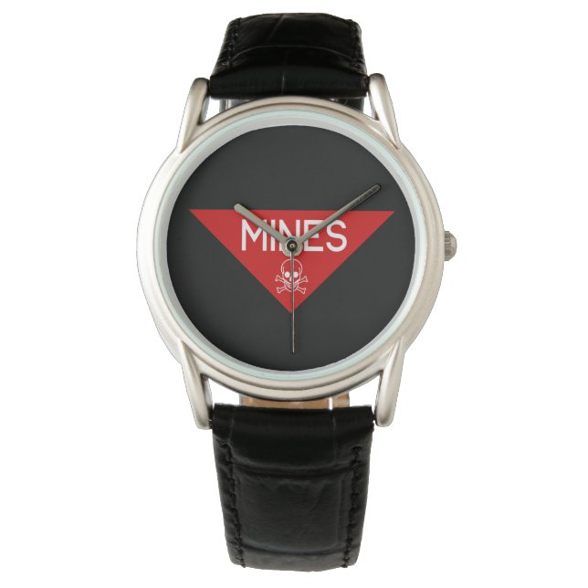 MINES SIGN | SIGNAGE | SYMBOOL HORLOGE (Voorkant)