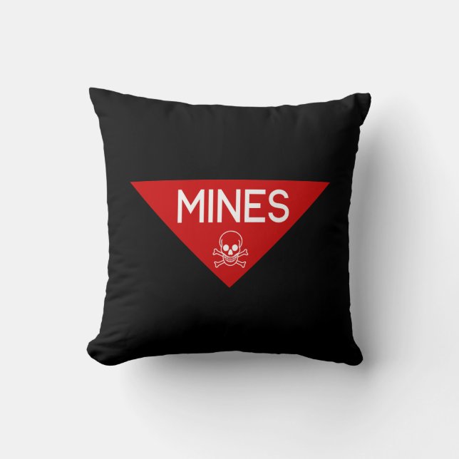 MINES SIGN | SIGNAGE | SYMBOOL KUSSEN (Voorkant)