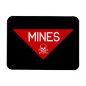 MINES SIGN | SIGNAGE | SYMBOOL MAGNEET (Horizontaal)