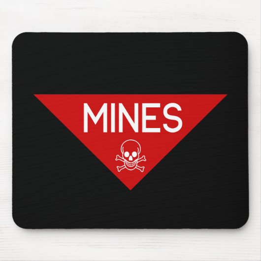 MINES SIGN | SIGNAGE | SYMBOOL MUISMAT (Voorkant)