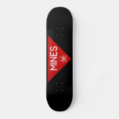 MINES SIGN | SIGNAGE | SYMBOOL PERSOONLIJK SKATEBOARD (Voorkant)