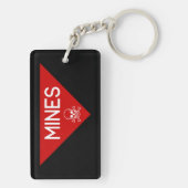 MINES SIGN | SIGNAGE | SYMBOOL SLEUTELHANGER (achterkant)
