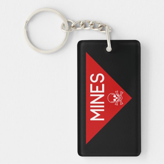 MINES SIGN | SIGNAGE | SYMBOOL SLEUTELHANGER (Voorkant)