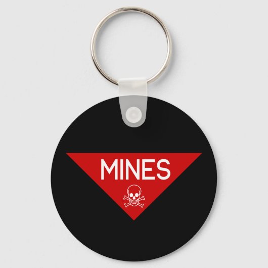 MINES SIGN | SIGNAGE | SYMBOOL SLEUTELHANGER (Voorkant)