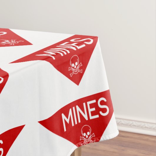 MINES SIGN | SIGNAGE | SYMBOOL TAFELKLEED (Voorbeeld)