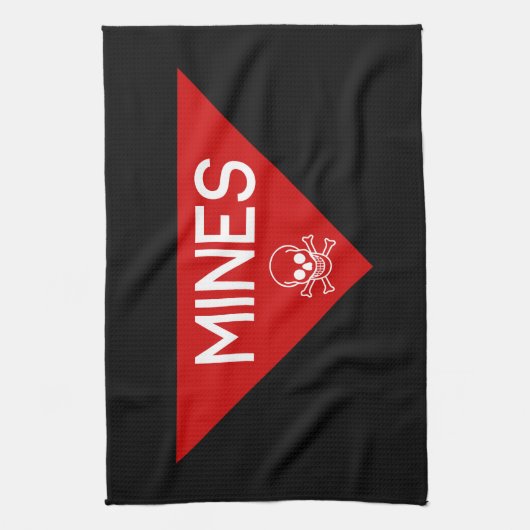 MINES SIGN | SIGNAGE | SYMBOOL THEEDOEK (Verticaal)