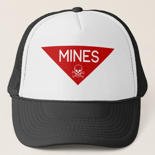 MINES SIGN | SIGNAGE | SYMBOOL TRUCKER PET (Voorkant)