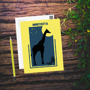 Minessota Como Zoo St Paul Giraffe Briefkaart