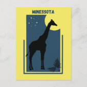 Minessota Como Zoo St Paul  Giraffe Briefkaart (Voorkant)