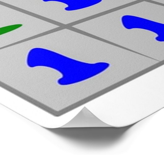 Minesweeper Windows XP Retro Game Poster (Hoek)