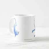 MING Blauwe Kat | Blauwe en witte mok (Voorkant links)
