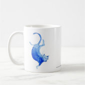 MING Blauwe Kat | Blauwe en witte mok (Links)