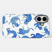 Ming Blue Drijvende Katten Phonehoes - Miao-Chi Case-Mate iPhone Case (Achterkant (horizontaal))