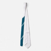 Ming Brush Modern White Background Stropdas (Achterkant)