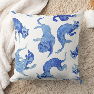 Ming Drijvende Katten Kussen 20" - Design A