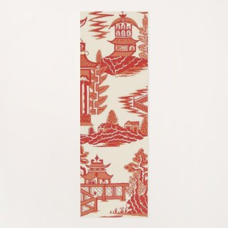 Ming Dynasty Rode Pagode Theetuin Yogamat