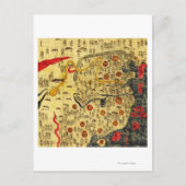 Ming Empire, ChinaPanoramic MapChina Briefkaart (Voorkant)