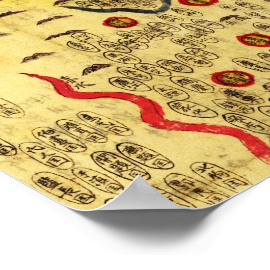 Ming Empire, ChinaPanoramic MapChina Poster (Hoek)